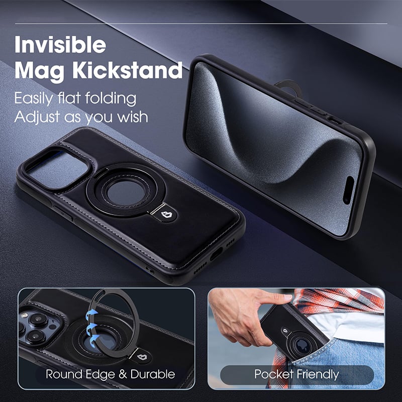 Luksuriøs Usynlig Stand iPhone Cover