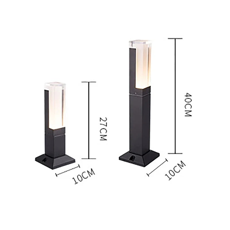 Elegant Solar Post Light