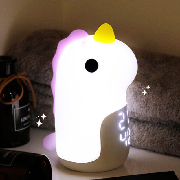 Unilora DreamLight Vækkeur | Enhjørning Design | Timer &amp; LED Nattelys | Børneværelse Dekor