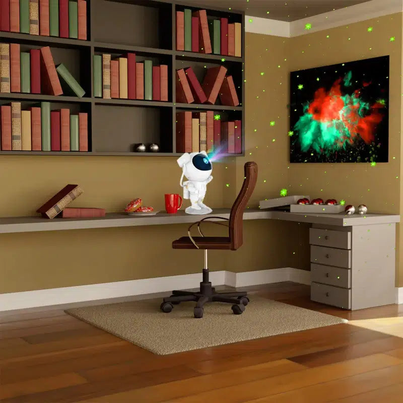 Astronaut Galaxy Projektor Flere Tilstande Galaxy Nattelys med Fjernbetjening