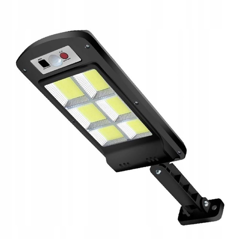 200W Udendørs Solar LED Lampe med Fjernbetjening, Bevægelses- og Skumringssensor
