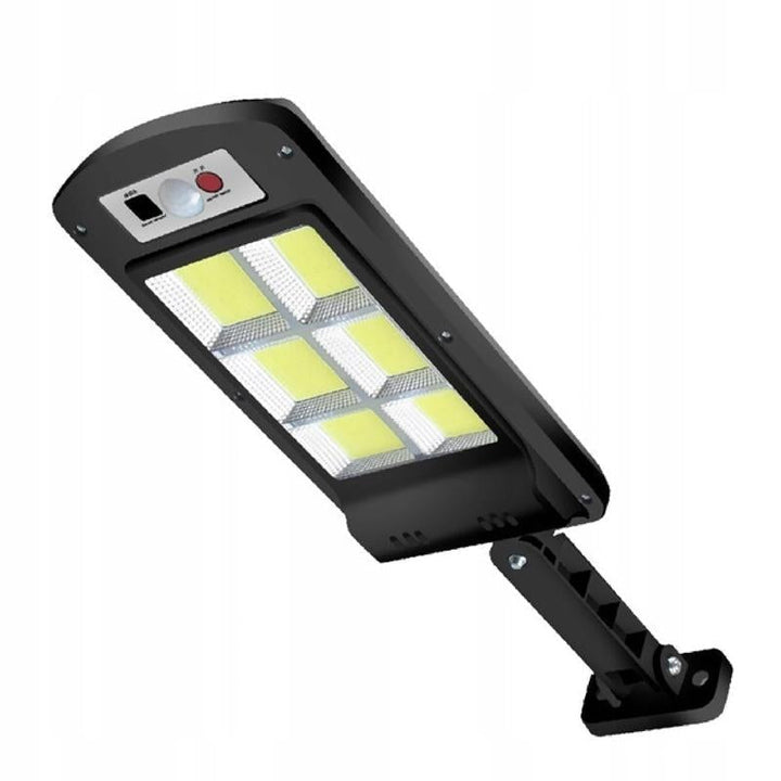 200W Udendørs Solar LED Lampe med Fjernbetjening, Bevægelses- og Skumringssensor
