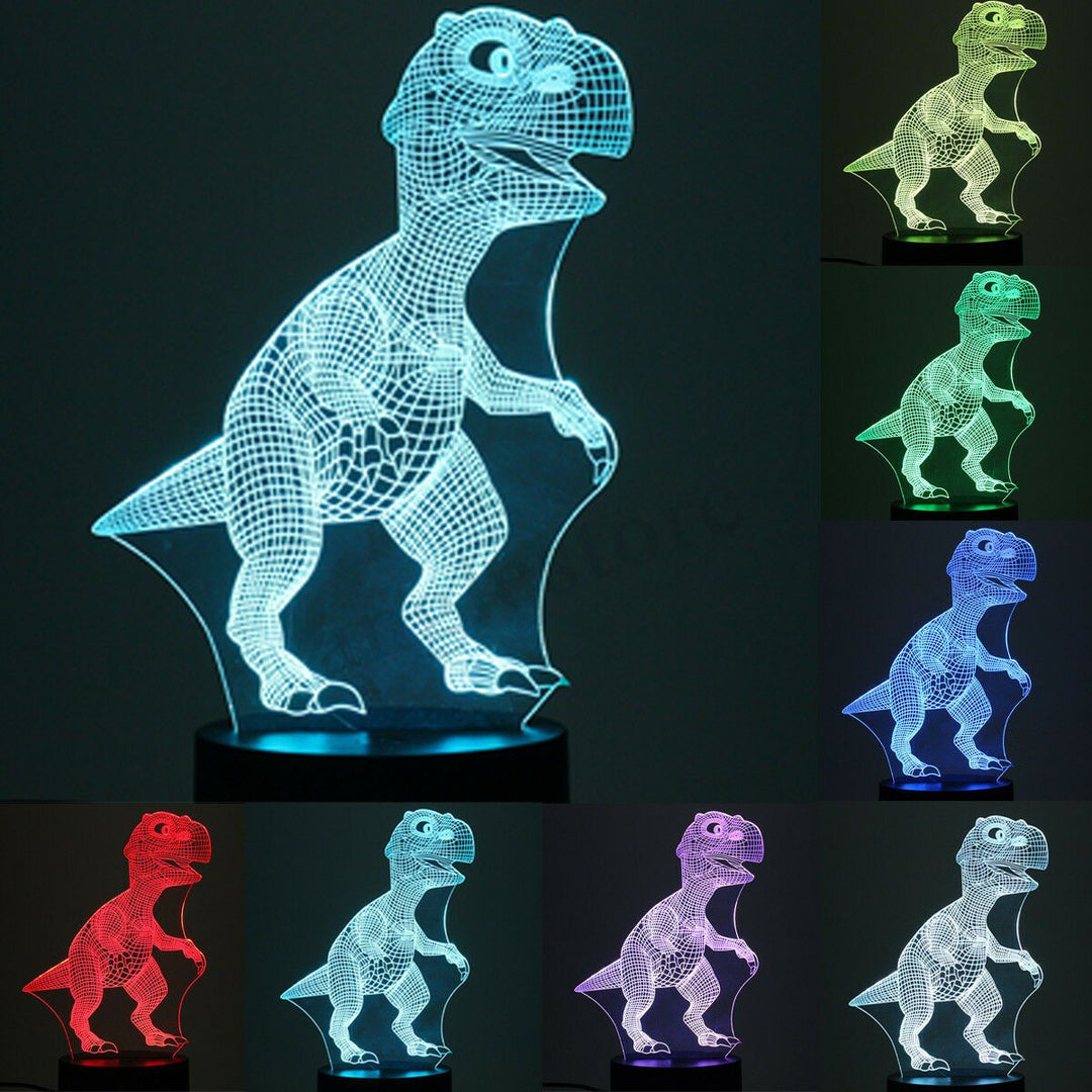 Dinosaur Natlys - 3D Dinosaur Lys - T Rex Natlys