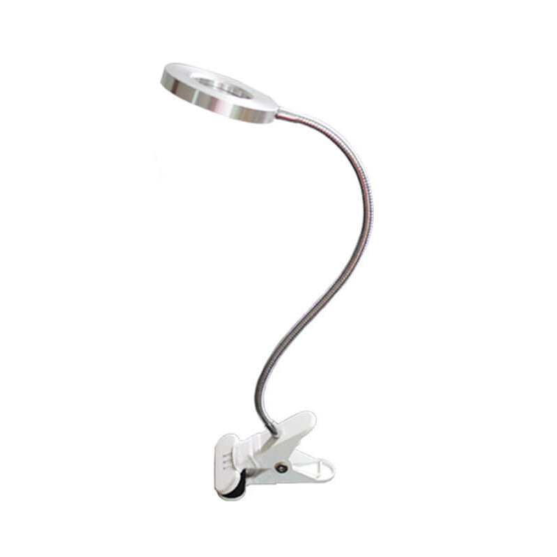 Kreativ simpel USB bukseknap LED læseklip skrivebordslampe