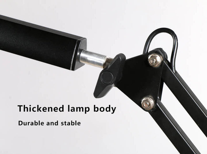 LED Foldbar Lang Arm Klemme Øjensikring USB Læselampe