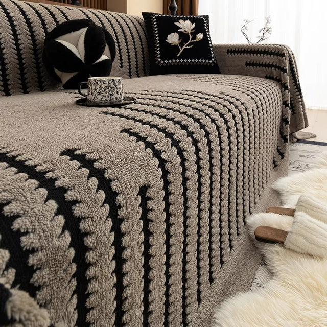 Heritage Plush Tufted Sofa Dække