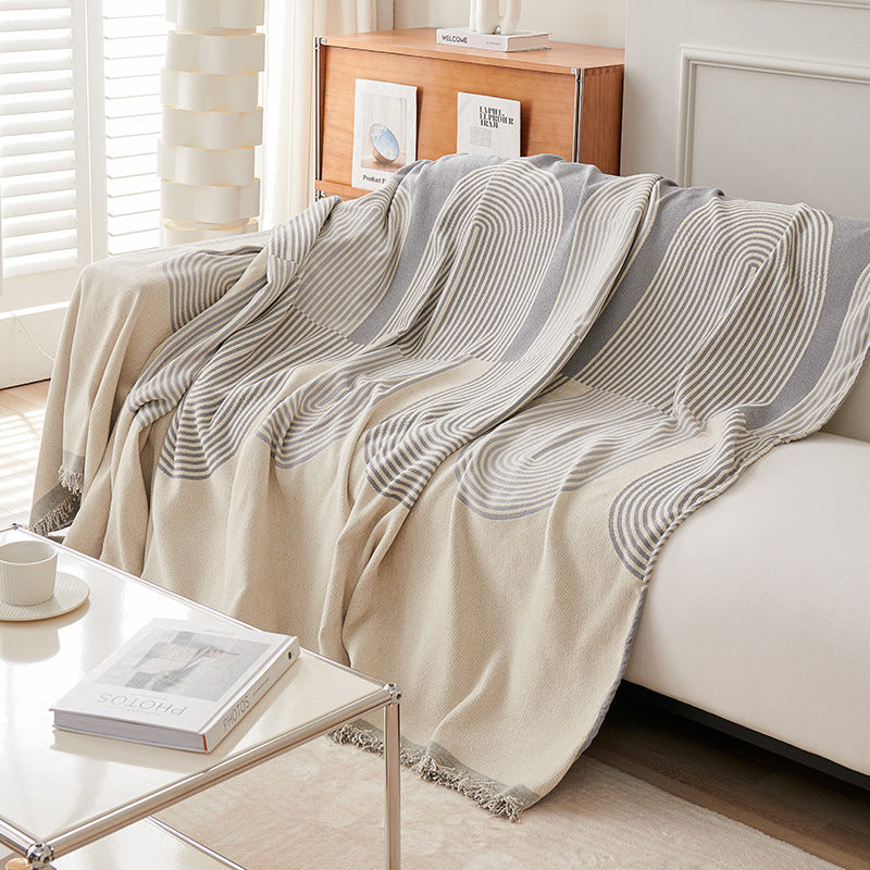 Dobbelt Sidet Chenille Sofa Betræk |