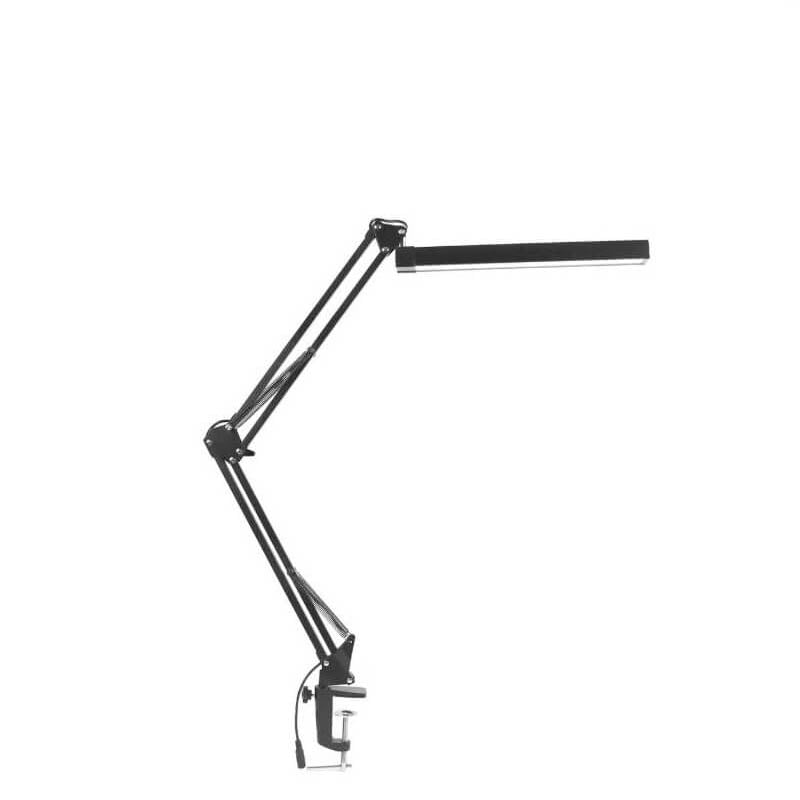 LED Foldbar Lang Arm Klemme Øjensikring USB Læselampe