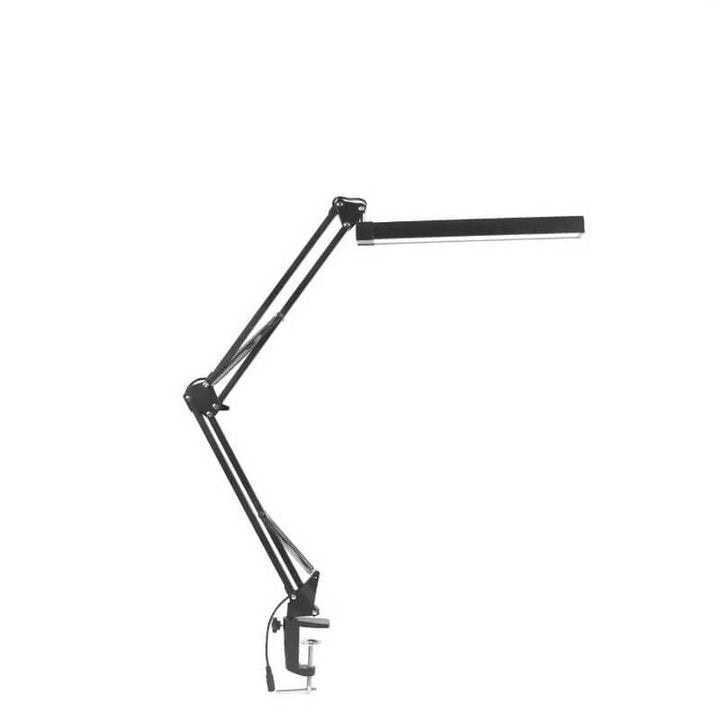 LED Foldbar Lang Arm Klemme Øjensikring USB Læselampe