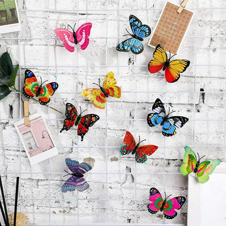 3D LED Sommerfugl Dekoration Natlys