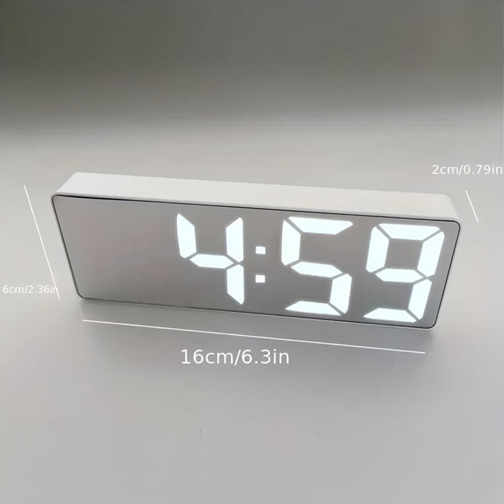 Digital LED Spejl Vækkeur