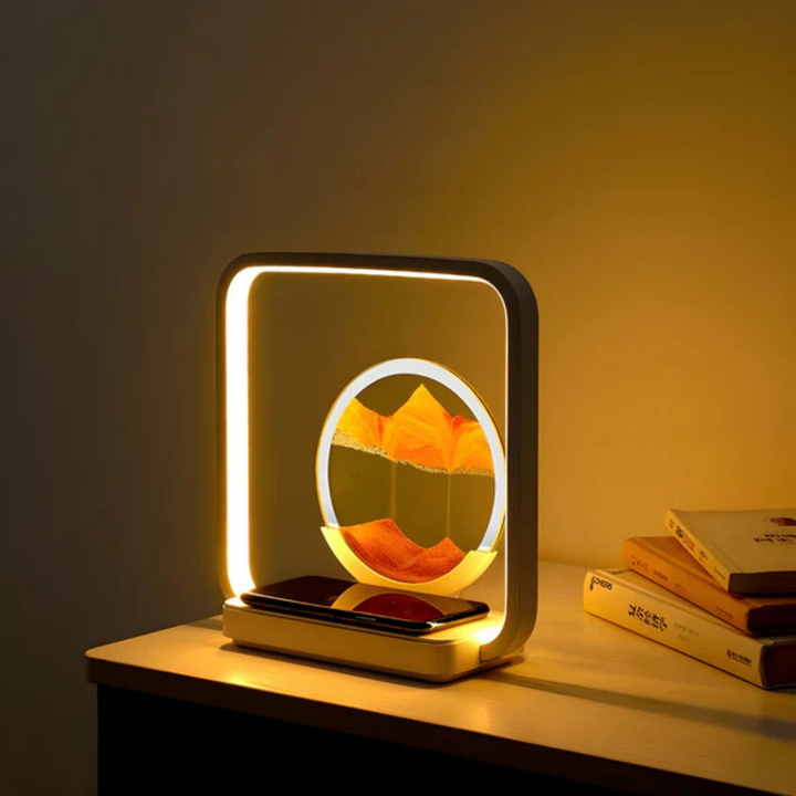 3D LED Nattelys med Sandstrøm