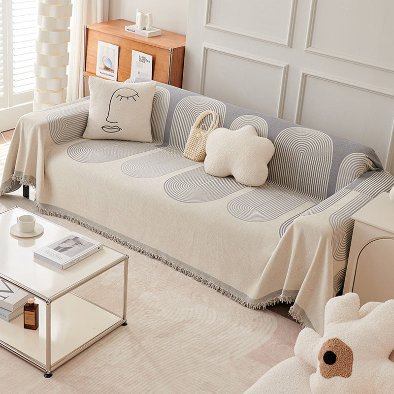 Dobbelt Sidet Chenille Sofa Betræk |