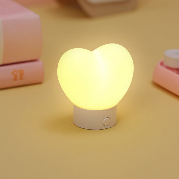Sød Hjerteformet Natlampe