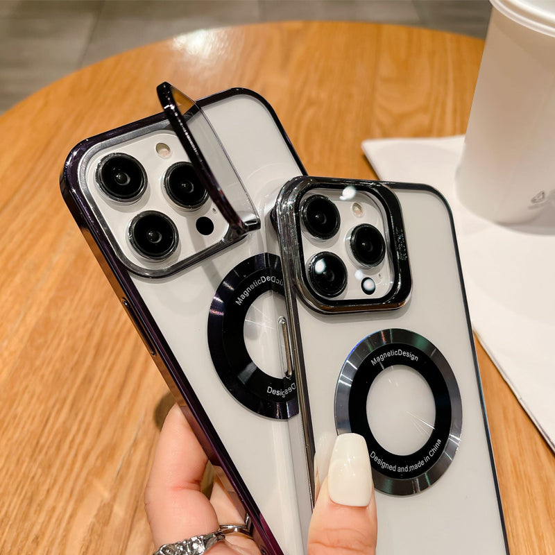 iPhone Magnetisk Telefonetui med Stativ