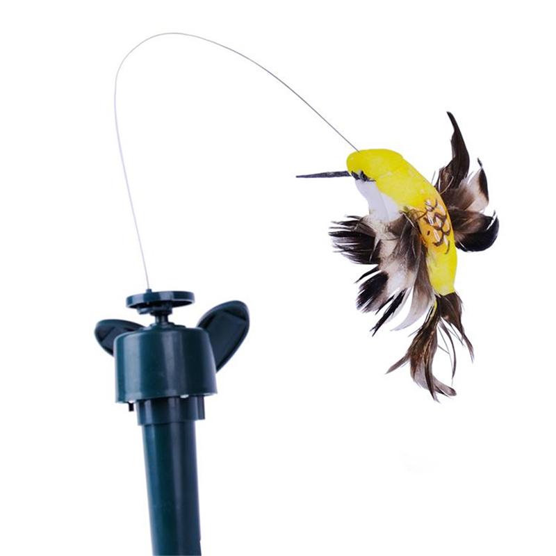 Solcelledrevet dansende kolibri og sommerfugl