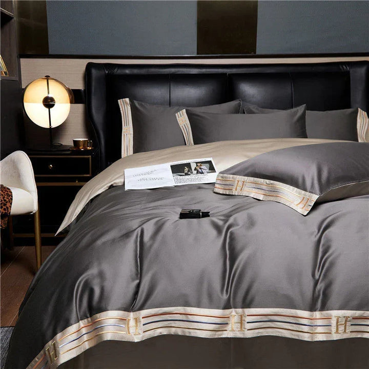 Luksus Satin Sengetøj 4-Piece Sæt - OpulenceSleep