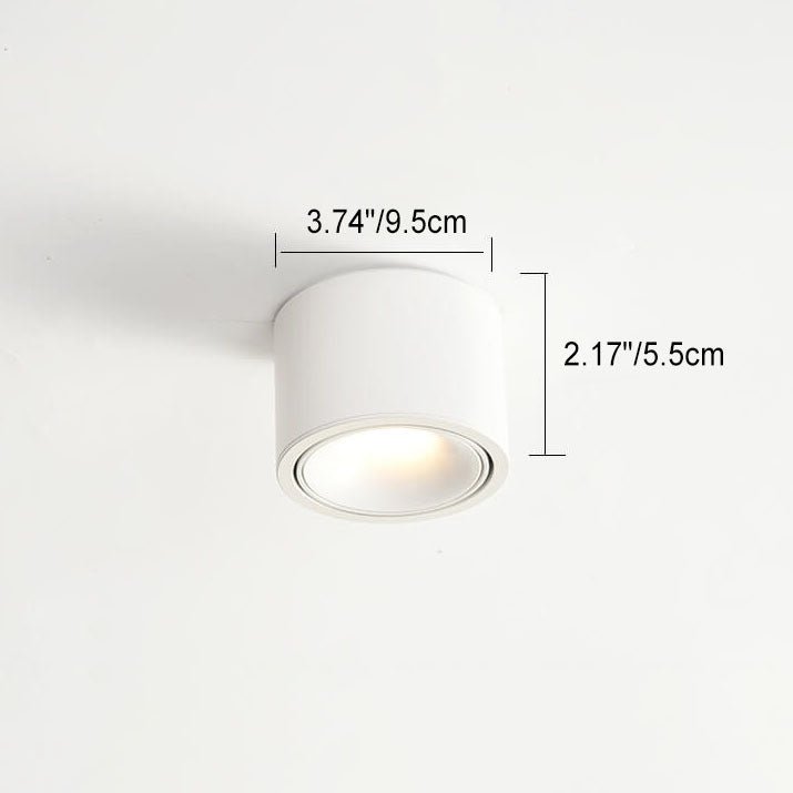 Origo Minimalistisk LED Loftlampe - Justerbar Rund Indbygningslampe