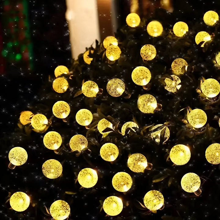 LumeGlobe – Solcelle Crackled Glass Havebelysning