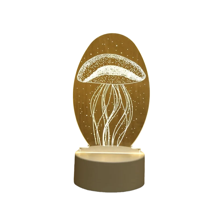 3D Nattelys USB