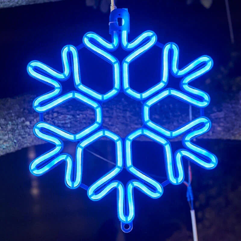Vandtæt LED Snefnug Lys til Festlig Vinter Dekoration