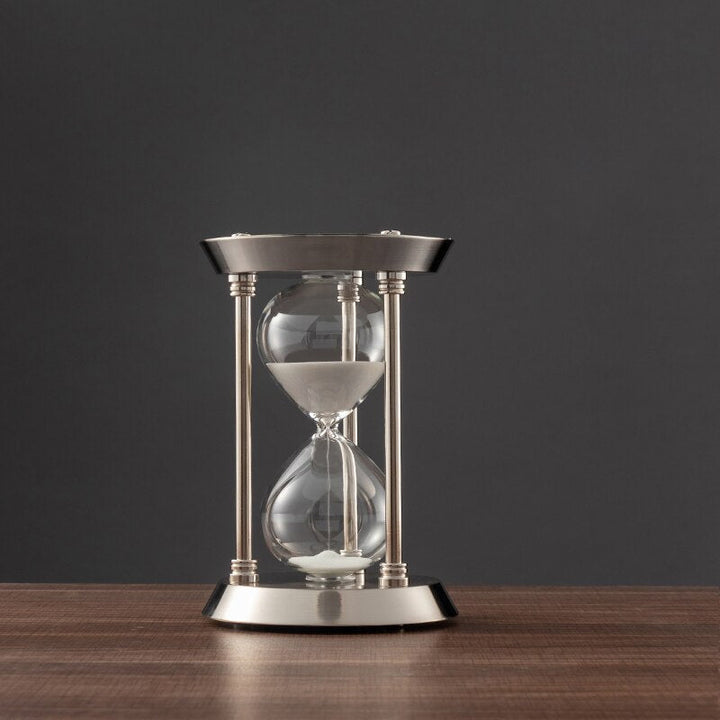3/5/10 Minutters Retro Metal Håndværk Timeglas Pendul Hjemme Kontor Skrivebord Arrangement Ornament Sand Timer Sand Glas Dekoration