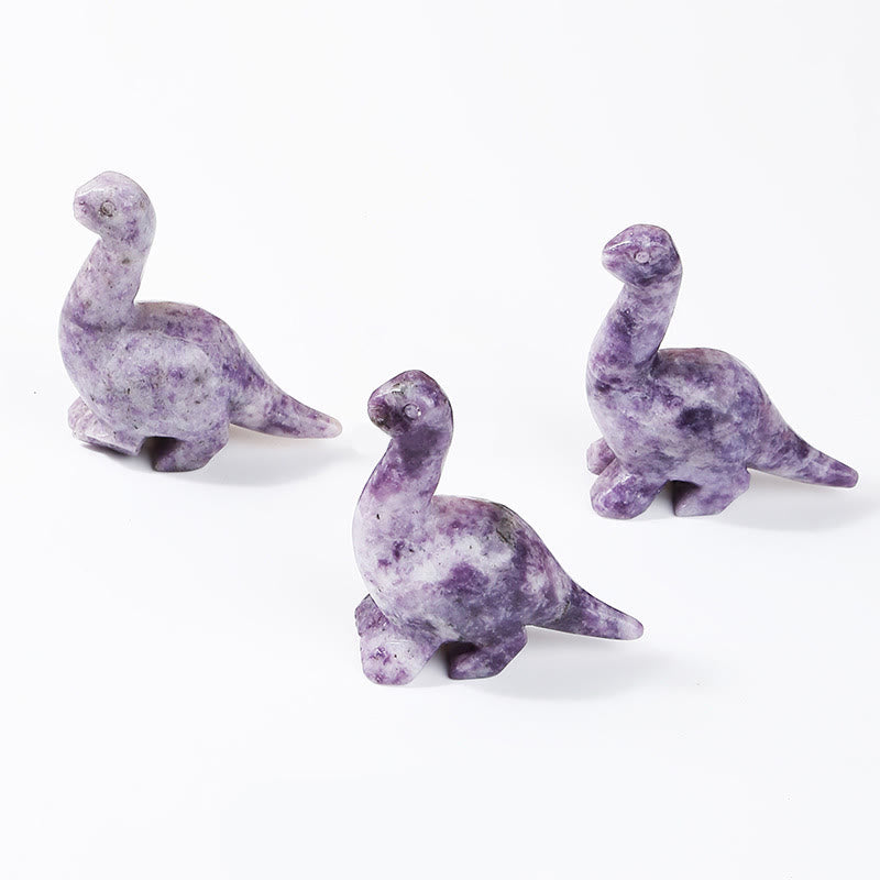 2.5 Tommer Krystal Dinosaur Hjem Deko Sten Dekor