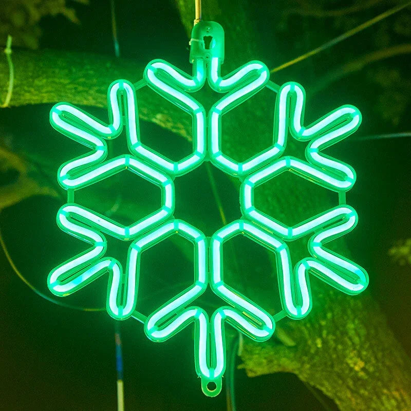 Vandtæt LED Snefnug Lys til Festlig Vinter Dekoration