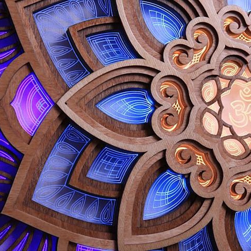 Mandala Yoga Væglampe LED