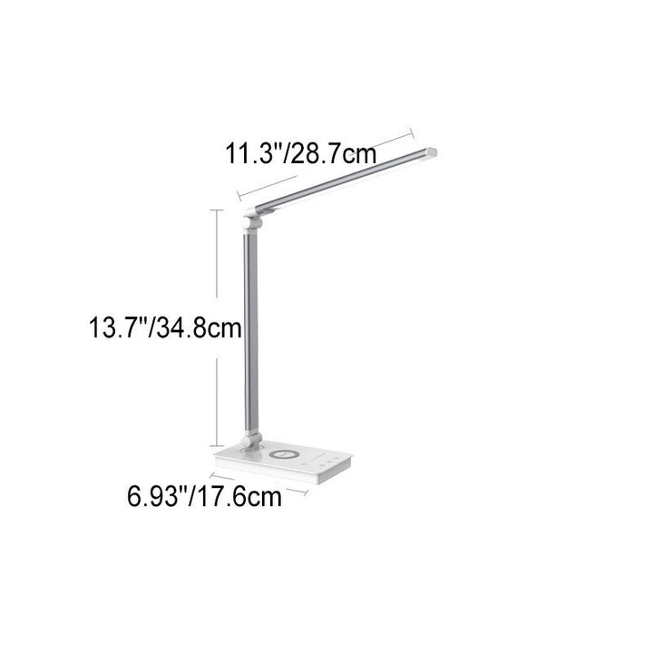 Minimalistisk Smart Square Bar Foldbar USB LED Skrivebordslampe