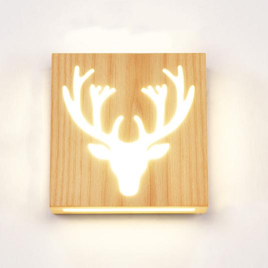 Væglampe - WoodGlow - Elegant LED - Livets essens indendørs og udendørs