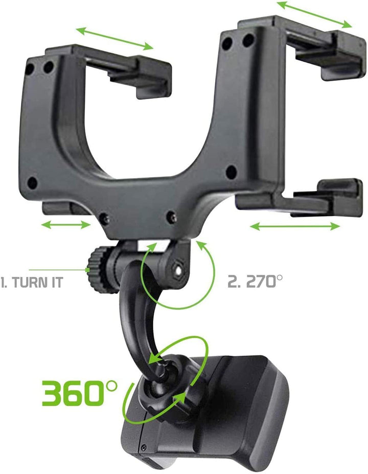 Pro Max 360° Bakspejl Telefonholder