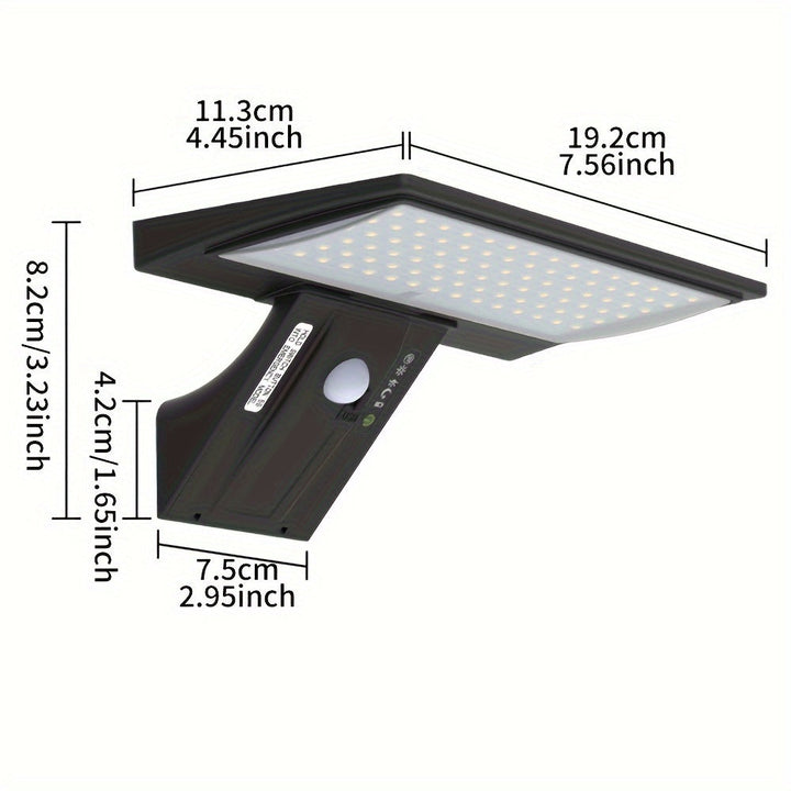 SmartSolar - Solenergi LED Udendørs lampe Spotlight Bevægelsessensor - en livstid med gratis lys