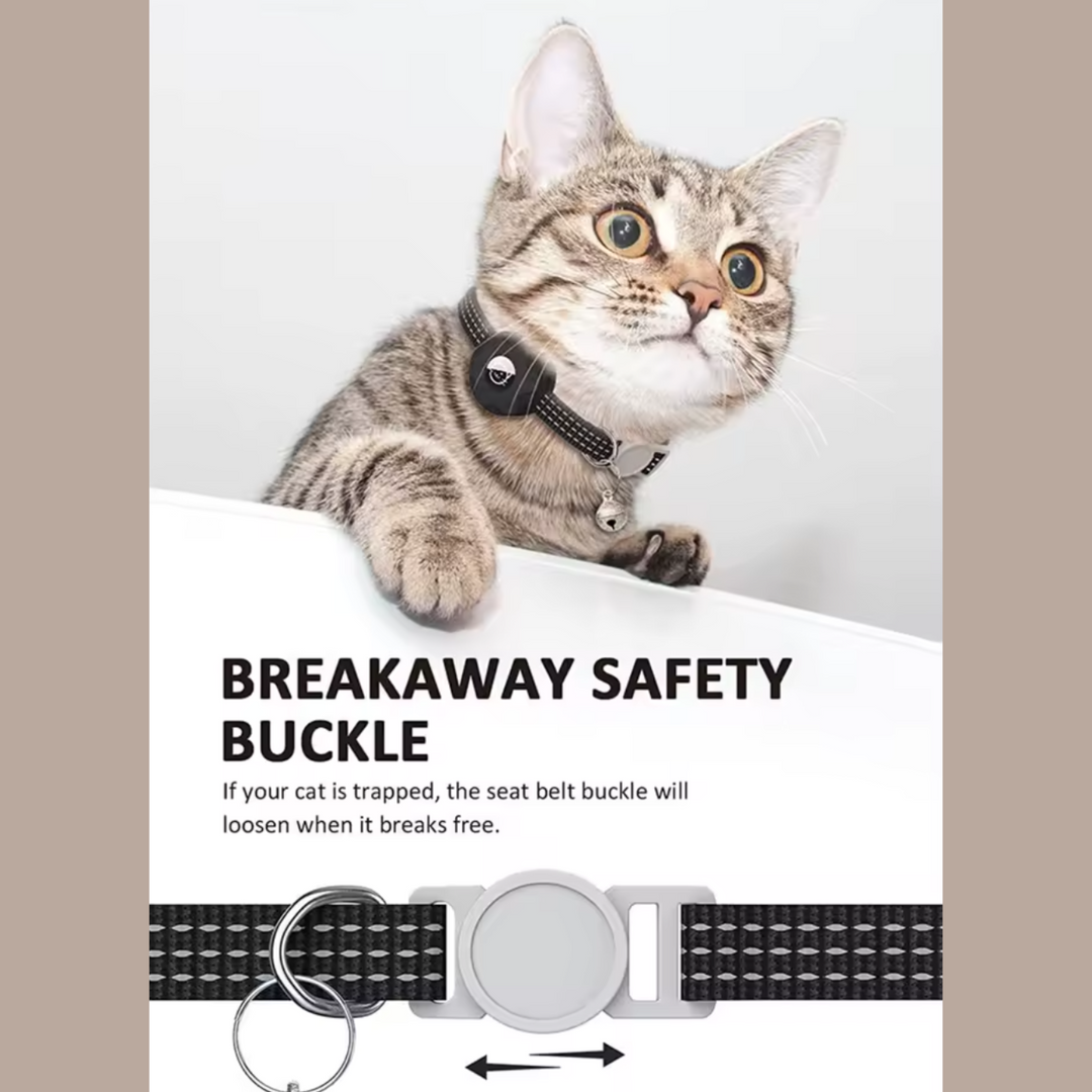Kæledyrsikkerheds Sæt – Smart Hund og Kat Tracker med Reflekterende Halsbånd
