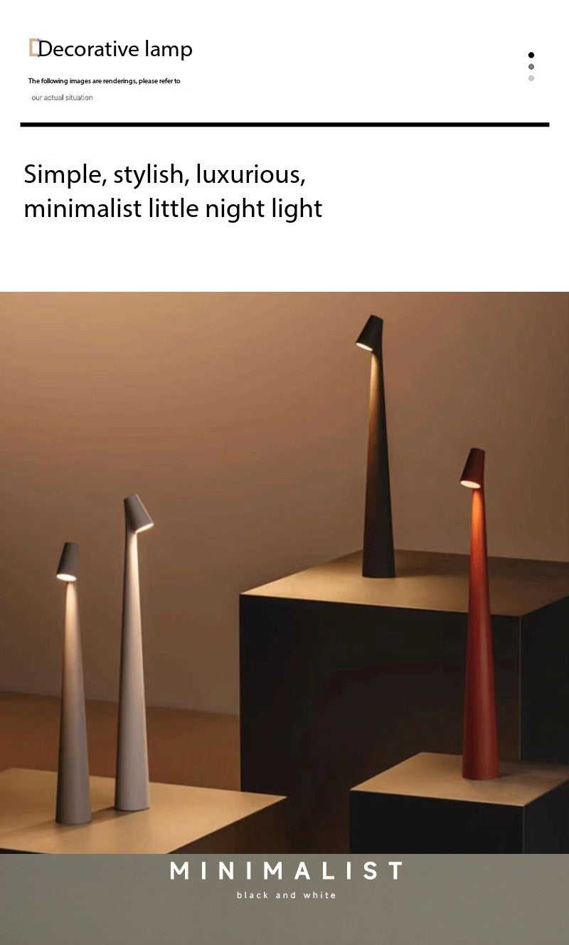 Gao Fushuai Genopladelig Bordlampe Sengebord Avanceret Lampe Kreativ Dekorativ Nattelys Desktop Atmosfære Lampe