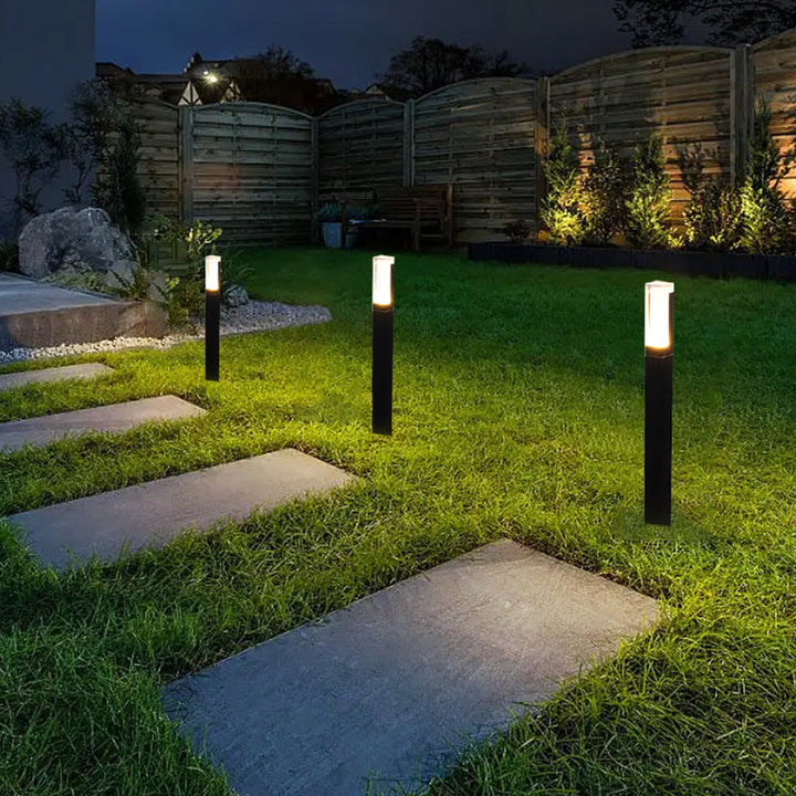 LED plænelampe i enkel stil kunstnerisk gulvlampe til have park vej belysning landskabs lampe