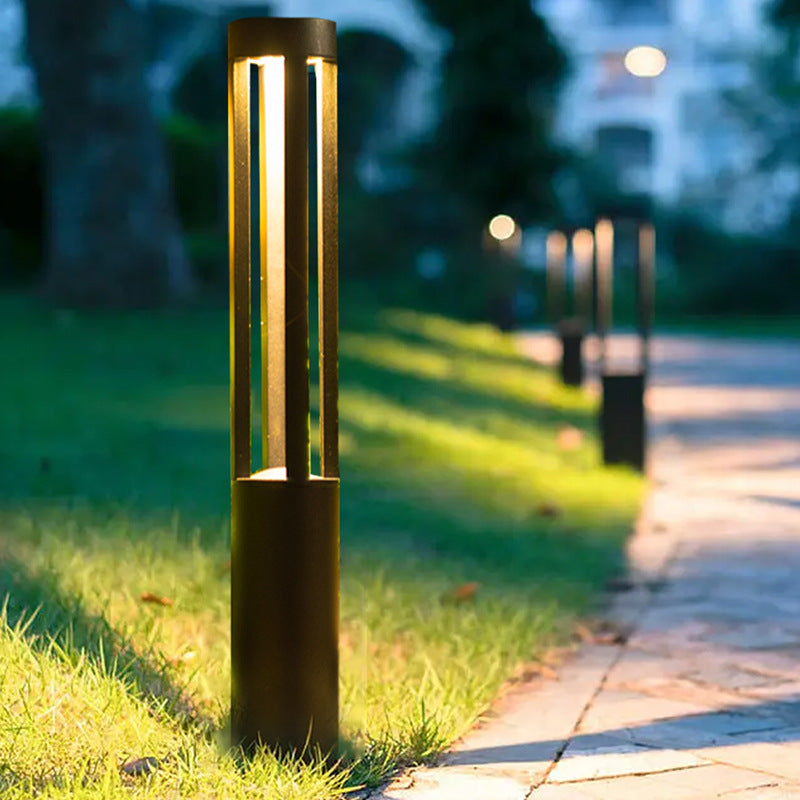 LED plænelampe i enkel stil kunstnerisk gulvlampe til have park vej belysning landskabs lampe