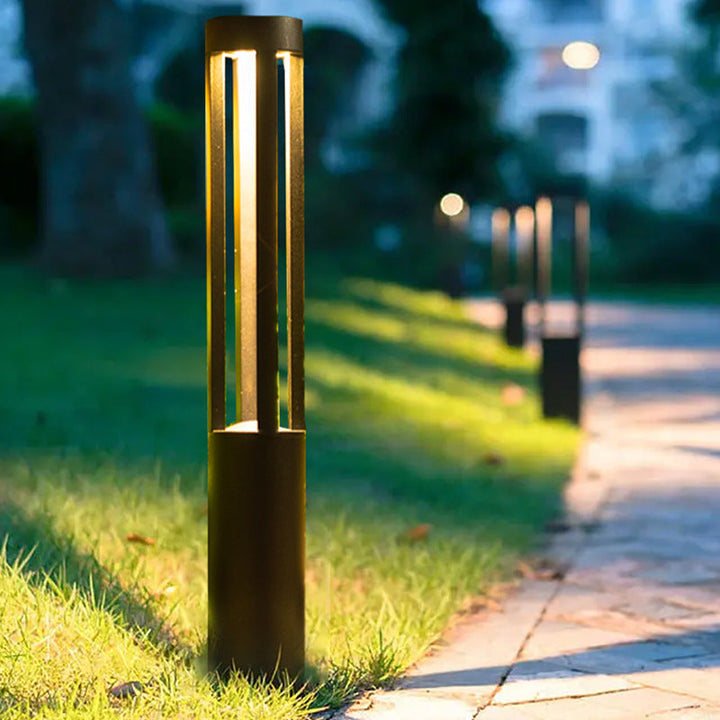 LED plænelampe i enkel stil kunstnerisk gulvlampe til have park vej belysning landskabs lampe