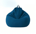 丨 Ensfarvet Beanbag Sofa Betræk