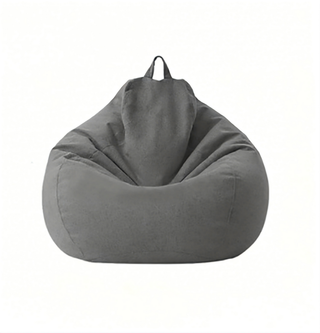 丨 Ensfarvet Beanbag Sofa Betræk