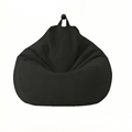 丨 Ensfarvet Beanbag Sofa Betræk