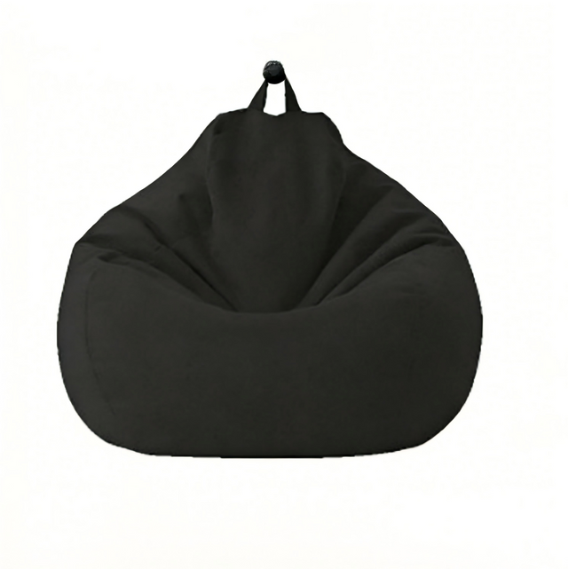 丨 Ensfarvet Beanbag Sofa Betræk