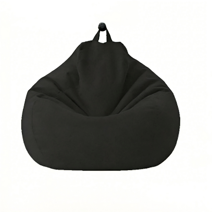 丨 Ensfarvet Beanbag Sofa Betræk