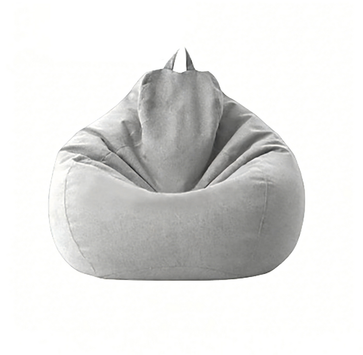 丨 Ensfarvet Beanbag Sofa Betræk