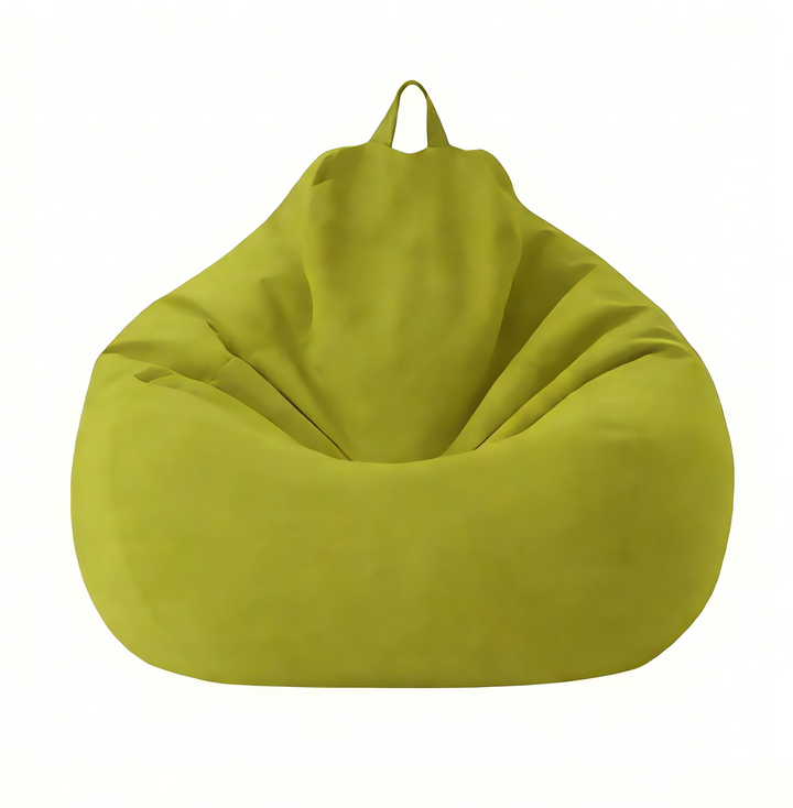 丨 Ensfarvet Beanbag Sofa Betræk