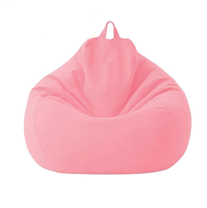 丨 Ensfarvet Beanbag Sofa Betræk