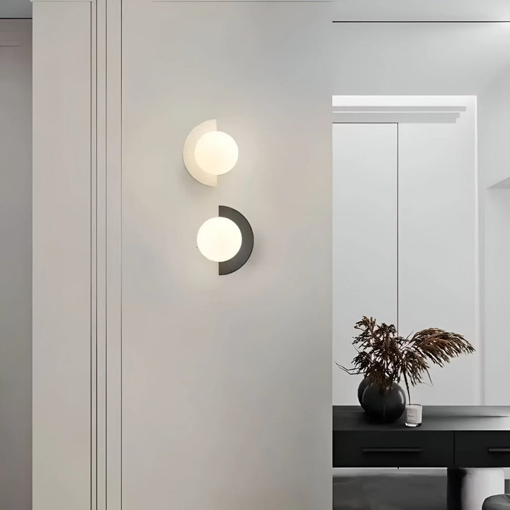 LumiGlow – Moderne Halvcirkel Væglampe
