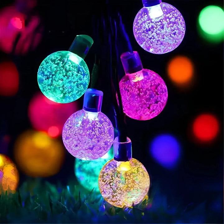 LumeGlobe – Solcelle Crackled Glass Havebelysning