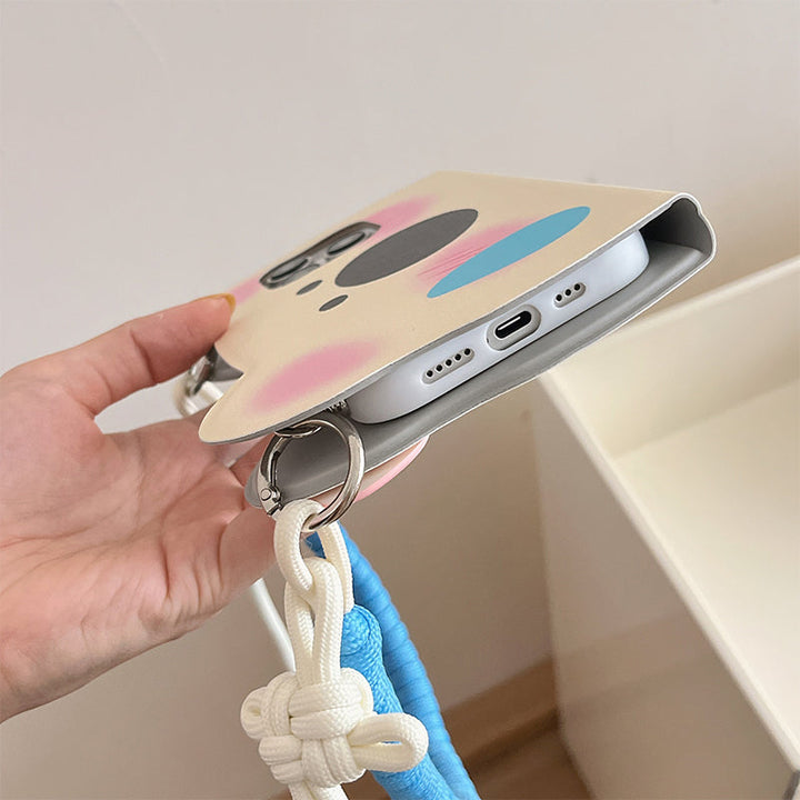 Insta-Style Tegneserie Westie Flip-Phone Cover