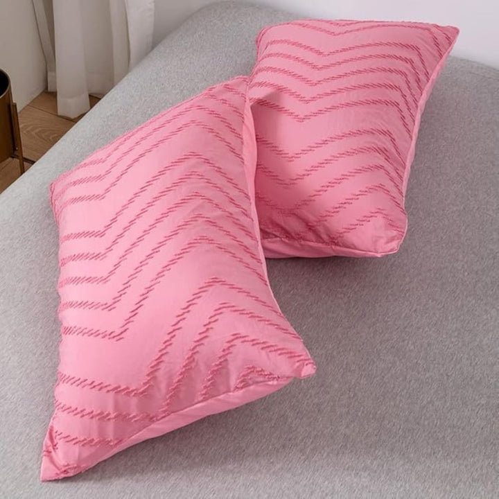 Chevron Plush Quilt Cover | 3-delt sæt